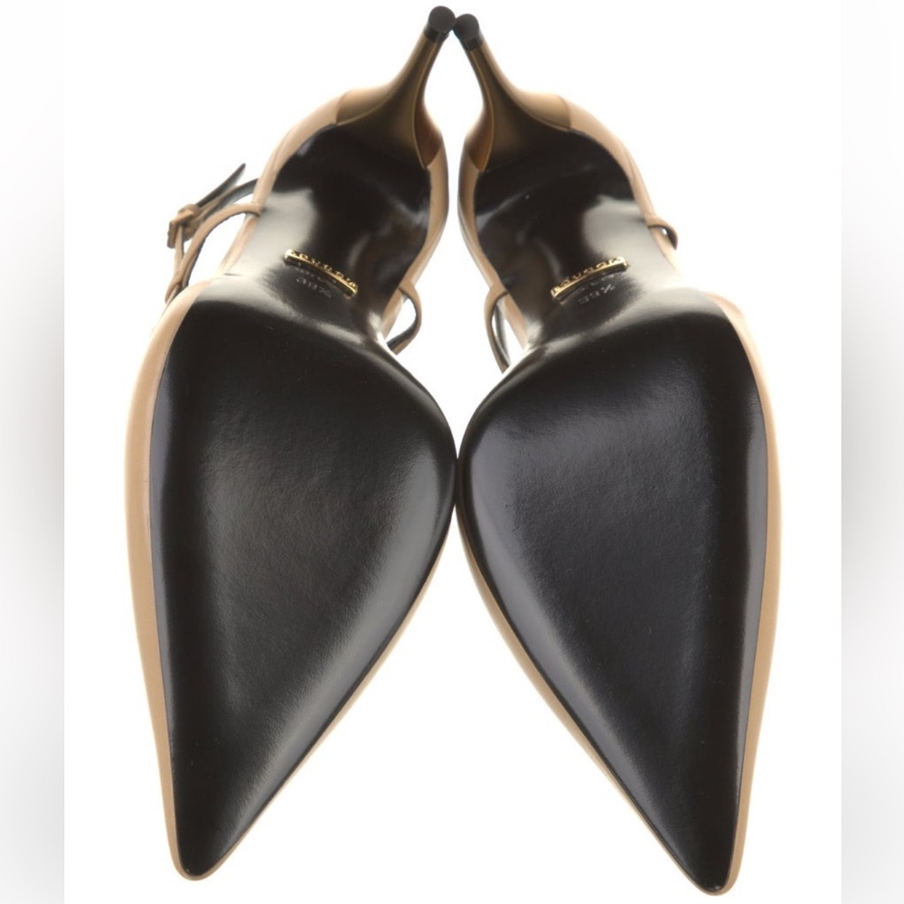 Gucci Leather Slingback Heels - Picture 5 of 5